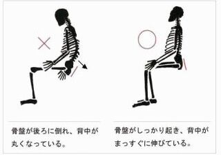 立腰イラスト